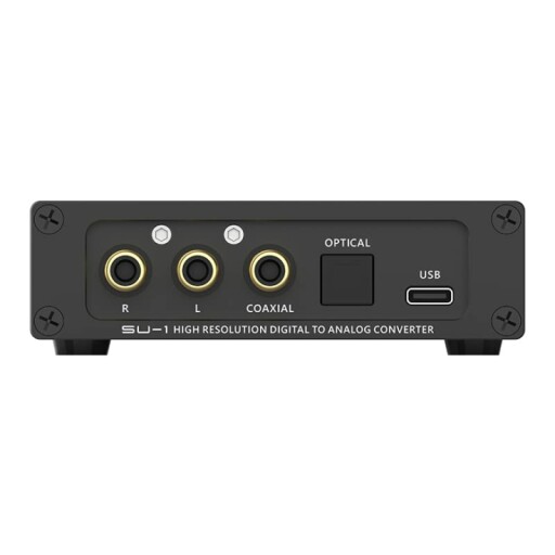 S.M.S.L SU-1 MQA Audio DAC with features and logos.